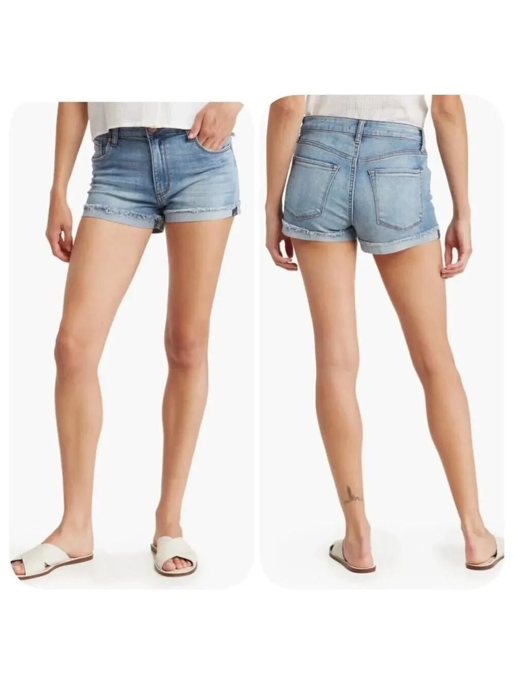 See Thru Soul Boyfriend Shorts Size 32 Blue